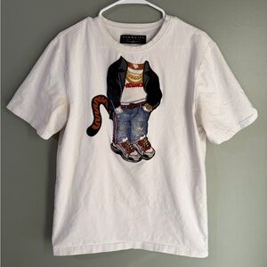 Eternity BC/AD graphic cotton short sleeve tshirt size large